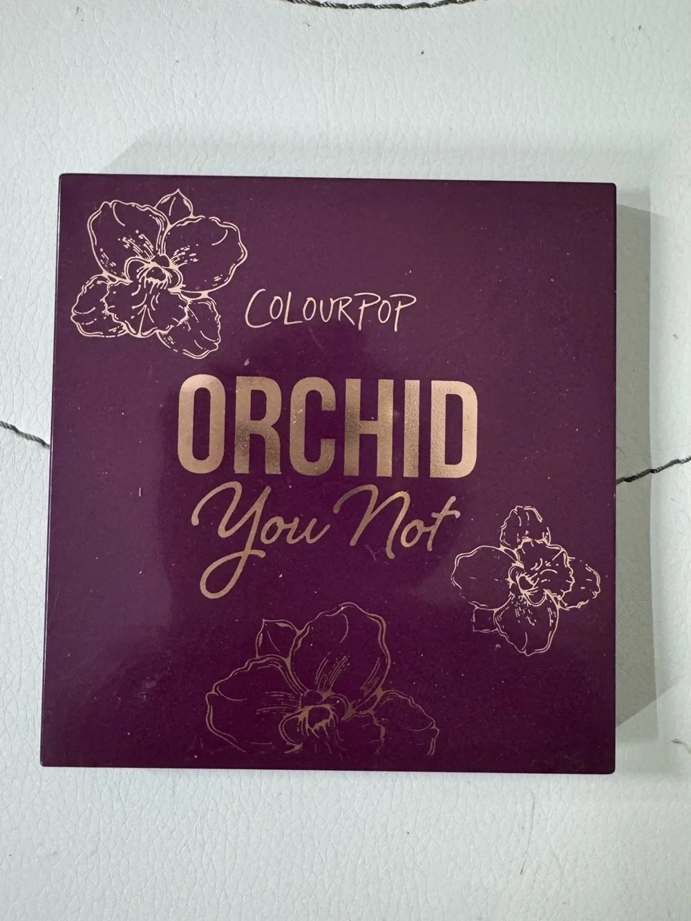 ColourPop Orchid You Not Palette - Deep Plum & Rose Gold Accents